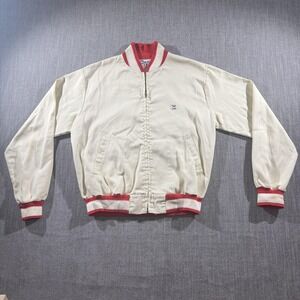 Vintage Catalina Jacket Mens Medium Arthur Ashe Collection Tennis 80s USA